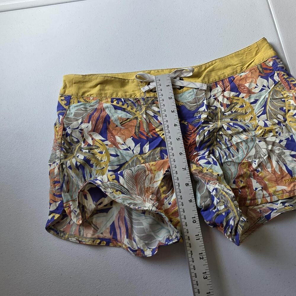 Patagonia Skimmer Shorts Womens 4 Multicolor Tropical Floral Swim Boardshort - Picture 8 of 10